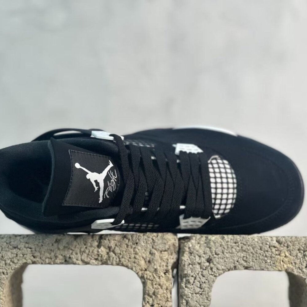 Nike Air Jordan 4 Retro GS White Thunder - Picture 6 of 8